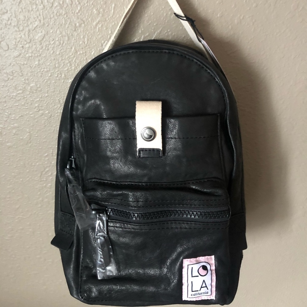 LOLA  Utopia Gypsy Girl Small Leather Backpack - Picture 2 of 5